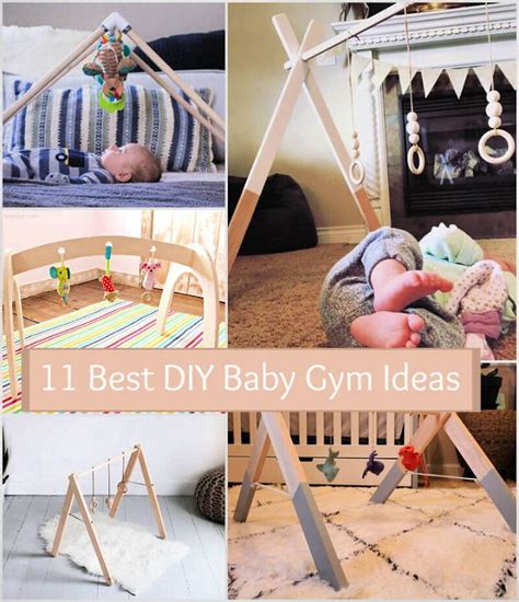 11 Most Inspiring DIY Wooden Baby Gym Ideas - DIY Crafts