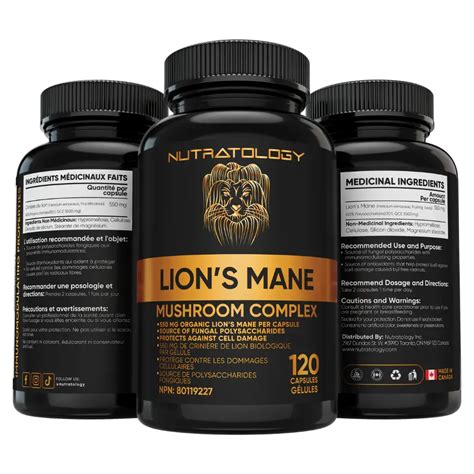 Nutratology Lion S Mane Highest Potency 120 Capsules