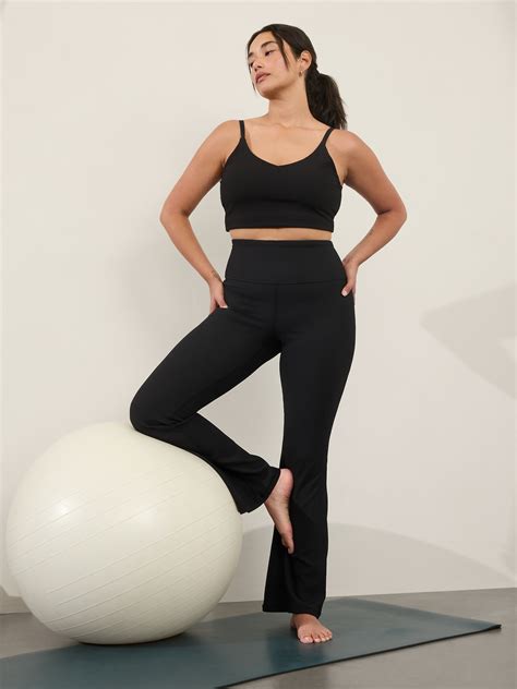 Elation Ultra High Rise Rib Flare Pant Athleta