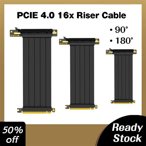 Volle Geschwindigkeit PCIE 4 0 16x Riser Kabel Grafikkarte Verl Ngerung