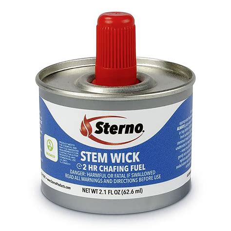 Amazon Sterno Products Stem Wick Hour Chafing Fuel