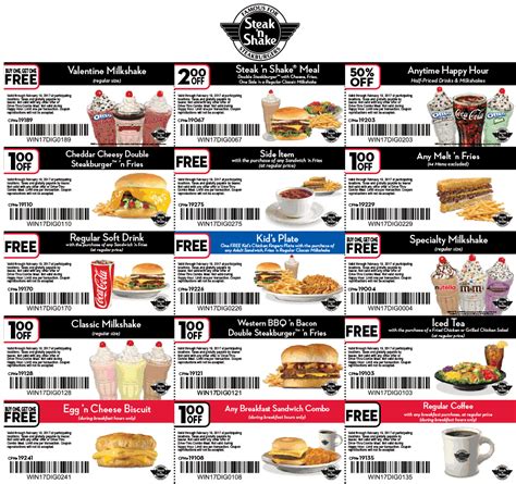 Steak N Shake Coupons 2024