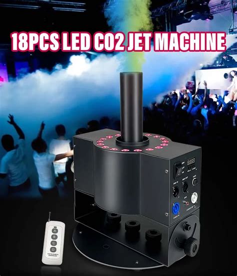 Powerful Co Column Machine Dmx Control W Led Co Jet Smoke Machine