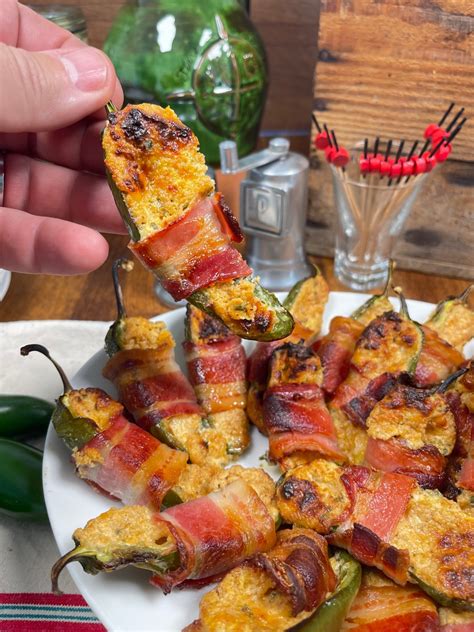 Bacon Wrapped Jalapeño Poppers 🌶️ Id Rather Be A Chef