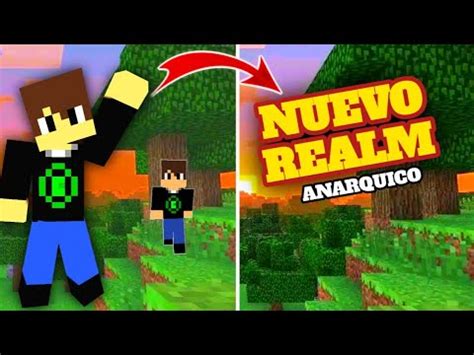 Nuevo Realm Survival Anarquico Para Minecraft Pe Bedrock Youtube