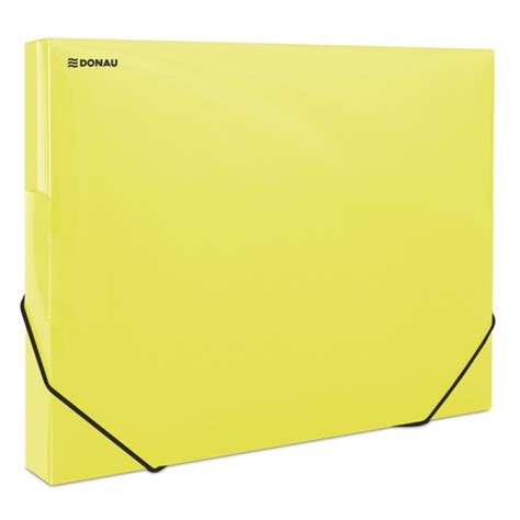 Donau Pocket Expanding File Yellow