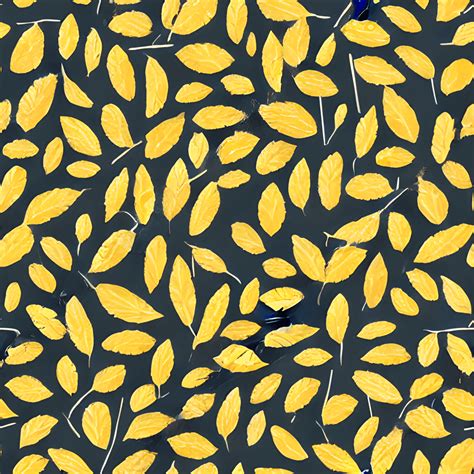 Orange Leaves Pattern · Creative Fabrica