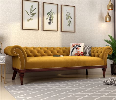 Chesterfield Sofa Mustard Atelier Yuwa Ciao Jp