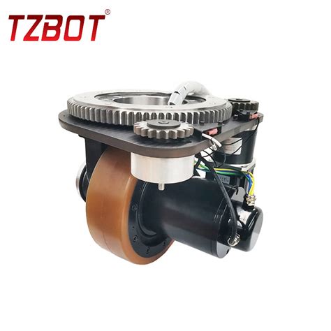 The Bldc Horizontal Drive Wheel With V W And Steering Part Apply