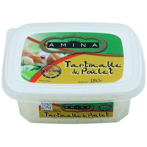 Tartinable De Poulet AMINA Gamme Ethnique Simon Dutriaux