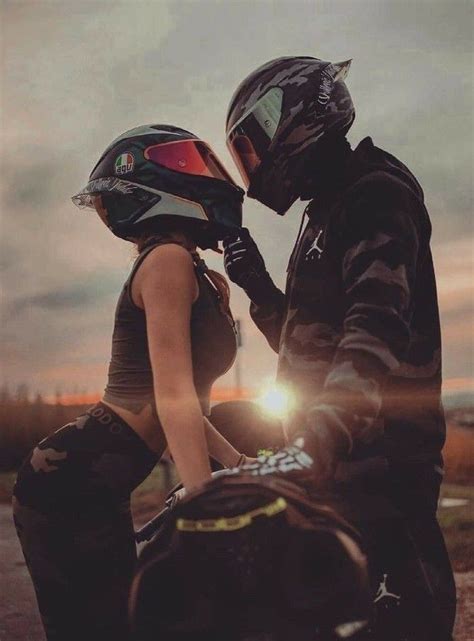 Rider Couple Biker Couple Motorcycle Photo Shoot Motorcycle Couple Pictures