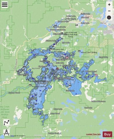 Turtle Flambeau Flowage Fishing Map | Nautical Charts App