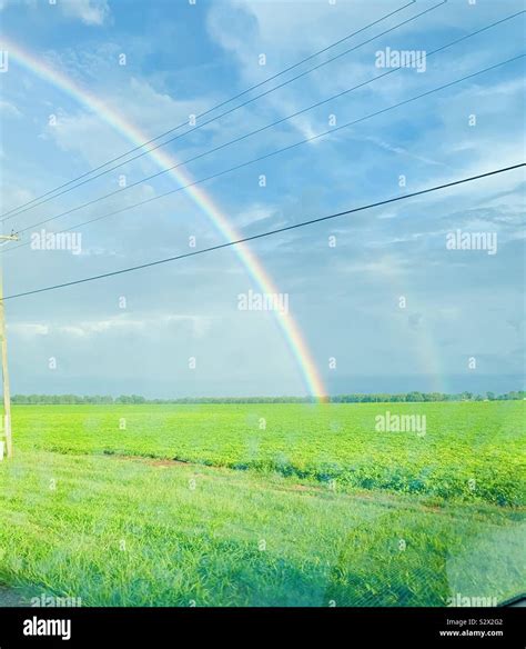 Somewhere Over The Rainbow Stock Photo Alamy