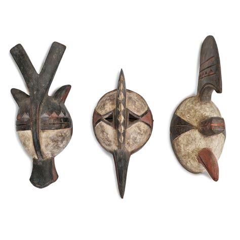 Burkina Faso Masks Set of Three Furniture | Design MIX Gallery