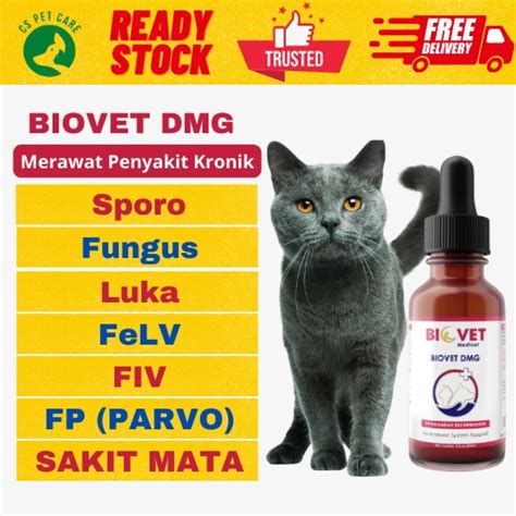 Biovet Dmg Immune Booster For Fip Sporo Virus Parvo And Luka Untuk