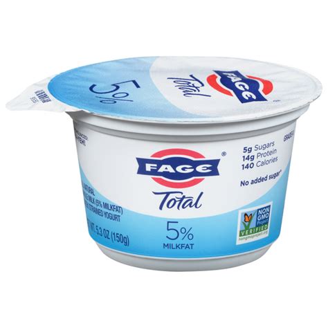 Save on Fage Total Strained Greek Yogurt Plain 5% Milkfat Order Online Delivery | Giant