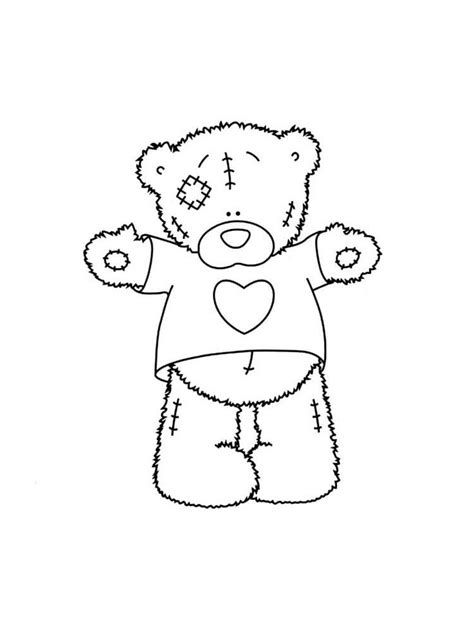 Me To You Bears Coloring Pages Wonder Day