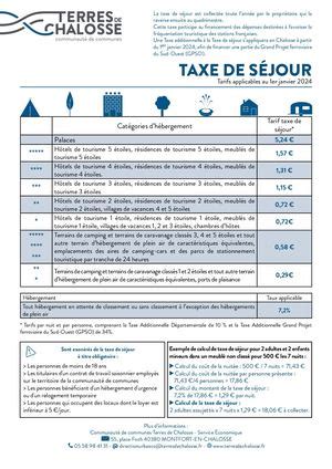 Calam O Taxe De S Jour