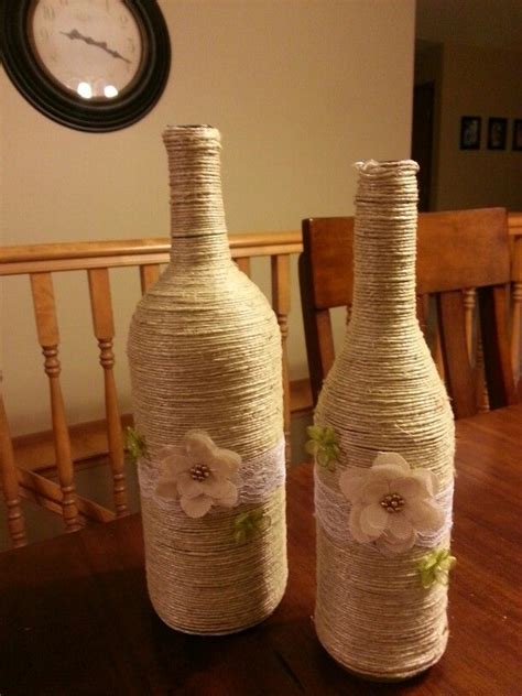 Decorated Wine Bottles Super Easy And Super Cute Bottles Decoration