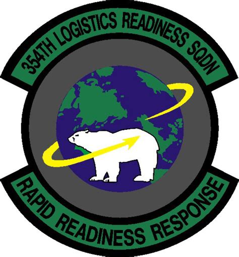 Coat Of Arms Crest Of 354th Logistics Readiness Squadron US Air Force