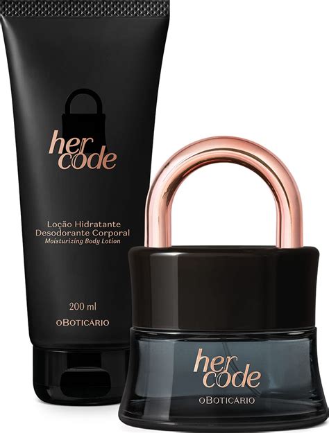 Combo Her Code Eau De Parfum Ml Lo O Hidratante Corporal Ml