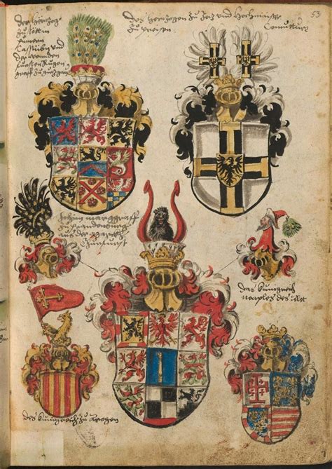 Wappen Der Hochmeister Des Deutschen Ordens Wappen Der Markgraf Von