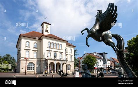 The Old Town Hall Of Sindelfingen Under A Blue Cloudy Sky In Germany