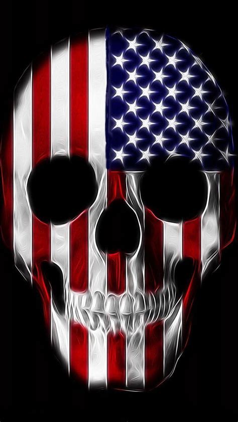 American Flag Skull Wallpapers Top Free American Flag Skull