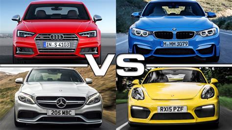 Audi S4 Vs Bmw M3 Vs Mercedes Amg C63 Vs Porsche Cayman Gt4 Youtube