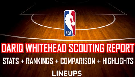 Dariq Whitehead Scouting Report A Silky Jump Shooter With 5 Star Traits