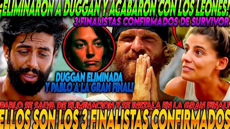 Ultima Hora Los Finalistas Revelados De Survivor Eliminaron A