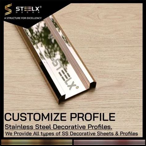 Ss Stainless Steel Decorative Custom Trims Profiles For Interior