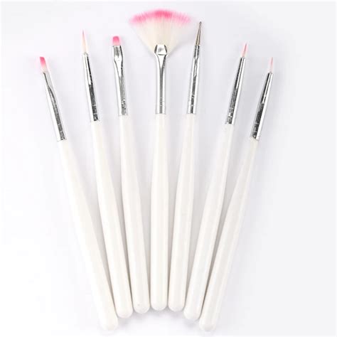 Pcs Professional White Uv Gel Nail Brush Acrylic Nail Art Pen Size