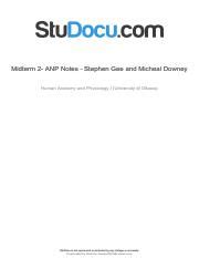 Midterm 2 Anp Notes Stephen Gee And Micheal Downey Pdf LOMoARcPSD