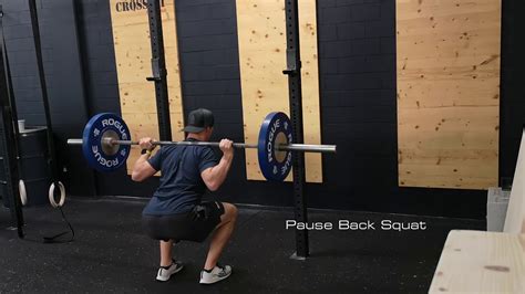 Pause Back Squat Youtube