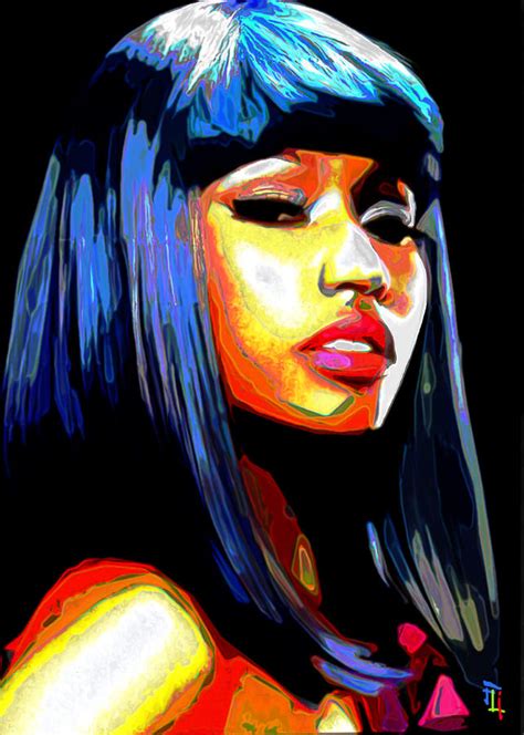 Nicki Minaj Painting By Fli Art