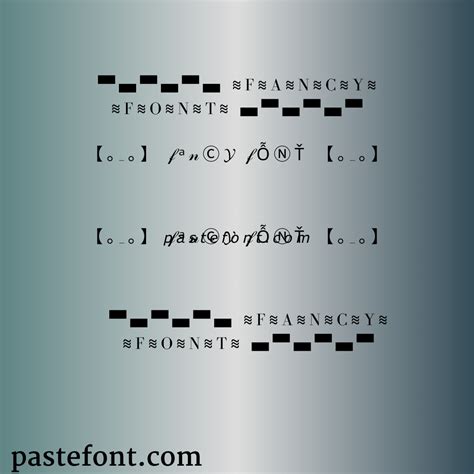 Fancy Text Cool Font Generator copy paste