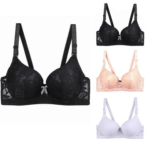 Elainilye Fashion Underwire Bras For Women Plus Size Underwear Supportive Bras With Lace Thin