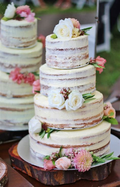 Best Naked Cakes Images On Pinterest Pretty Cakes Postres And