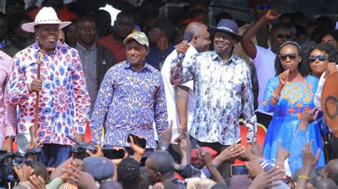 Live Azimio Leaders Led By Raila Odinga In Busia After Attending