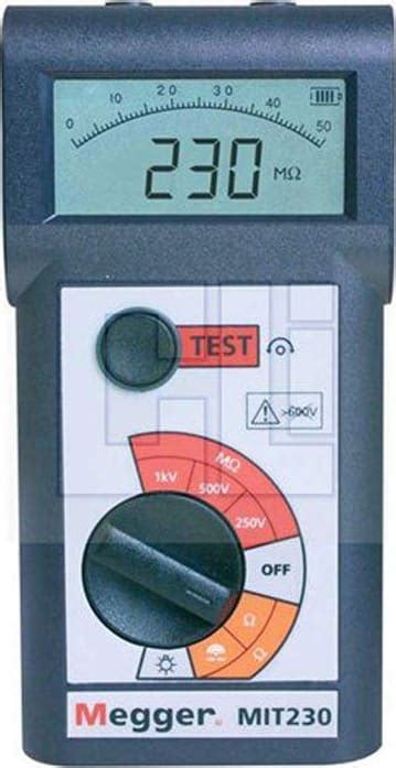 Megger MIT230 EN Analog Digital Hand Held Megger Insulation Tester