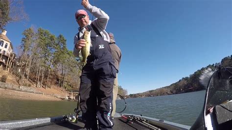 Bass Fishing A Tough Day Of Cold Weather Shallow Crankbait Fishing On