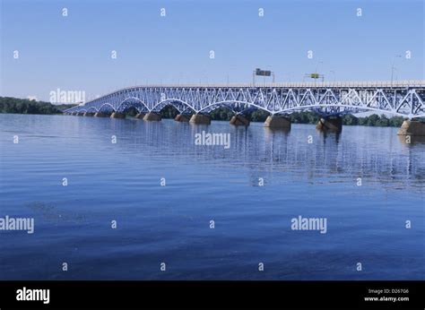 North Grand Island Bridge Stock Photo - Alamy