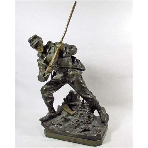 US CIVIL WAR UNION SOLDIER BRONZE STATUE