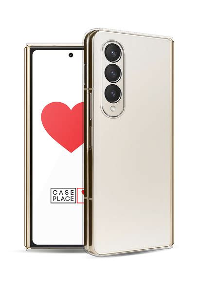 Чехол на Samsung Galaxy Z Fold 4 / Самсунг Фолд 4 прозрачный - купить с ...