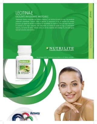 Nutrilite Lecitina E Masticable Pdf