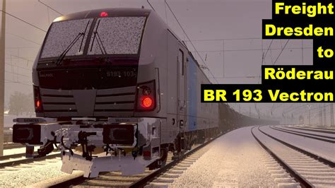 Freight Dresden To R Derau Br Vectron Youtube