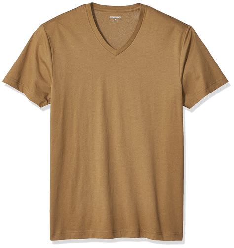 Goodthreads Cotton Slim Fit The Perfect V Neck T Shirt Short Sleeve In Brown For Men Lyst