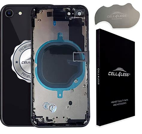 Iphone Se 2020 Back Housing Assembly Metal Midframe W Back Glass S Cell4less