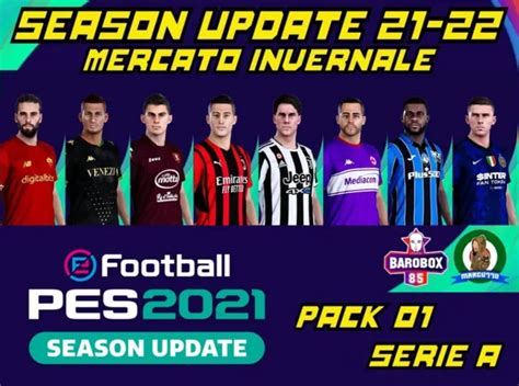 Efootball Pes 2021 Option File Patch Season Update 2021 22 Serie C